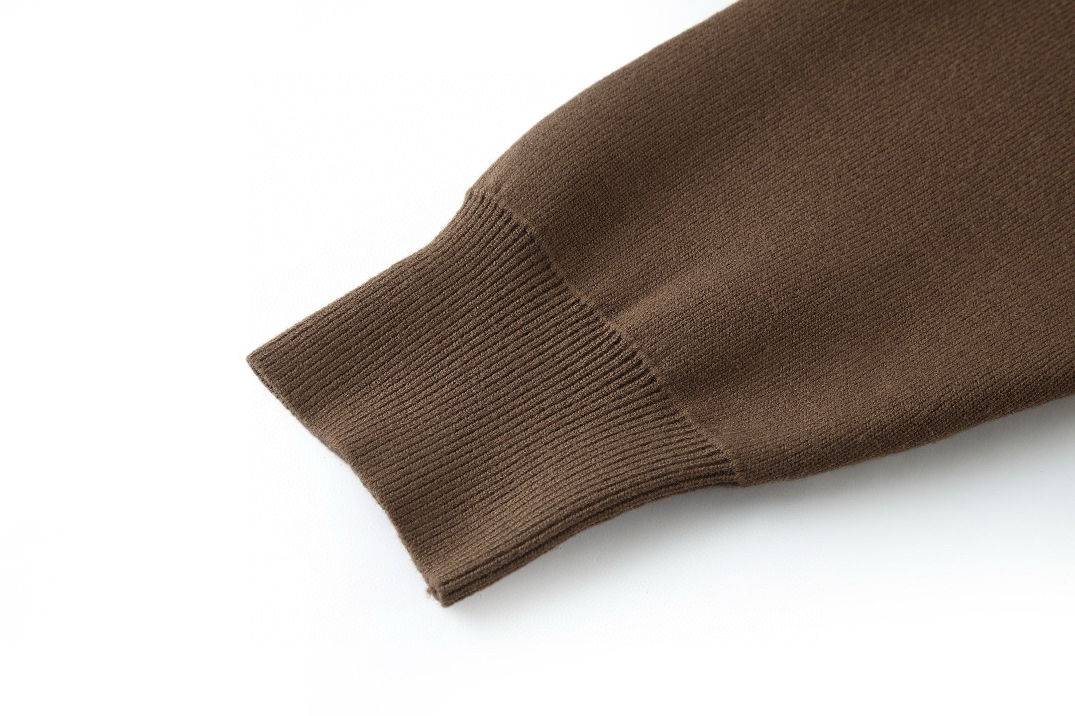 Cardigan en maille à poche plaquée en cuir et logo Loew