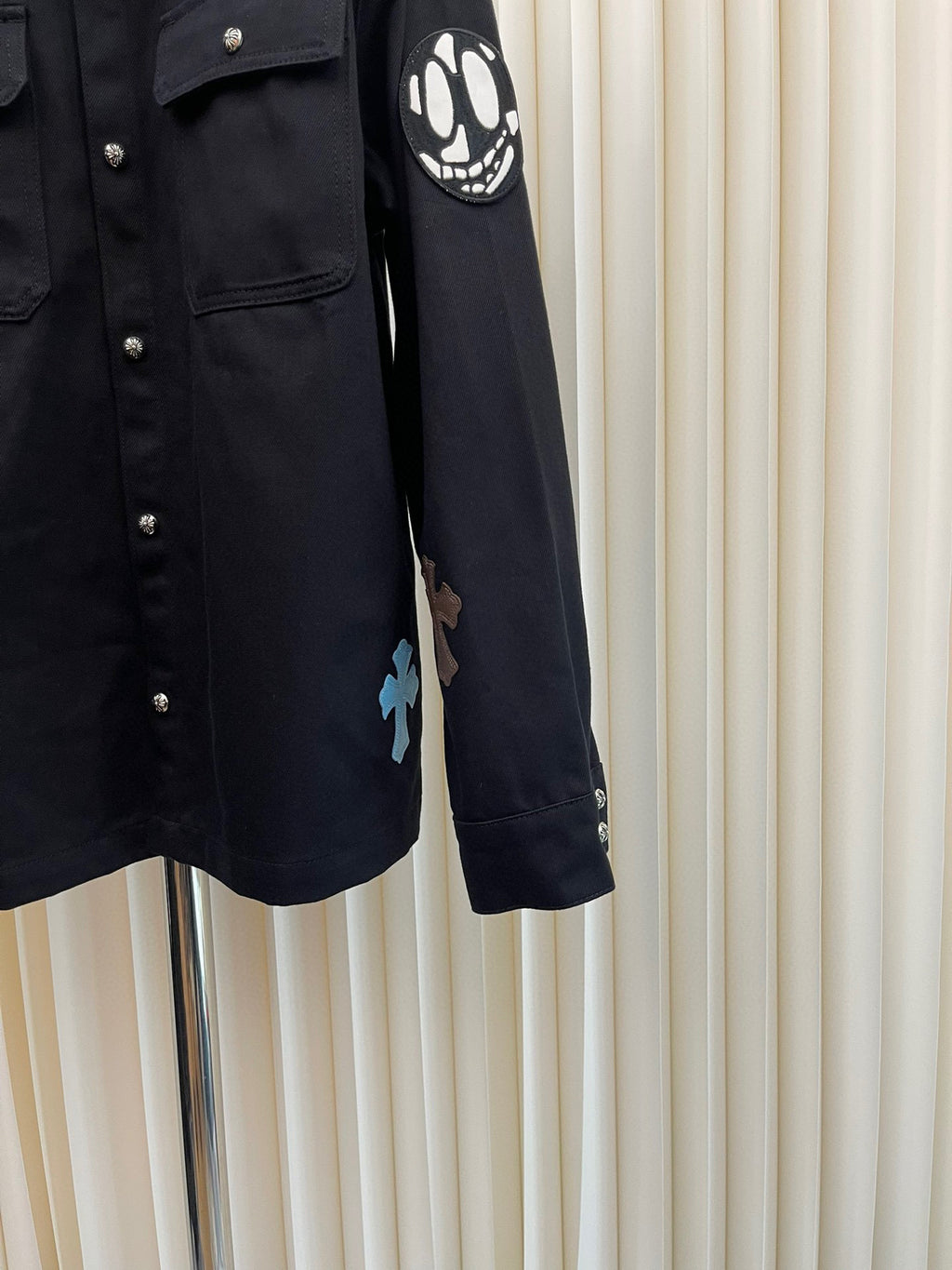 Veste Denim Black & Blue sky Chrome