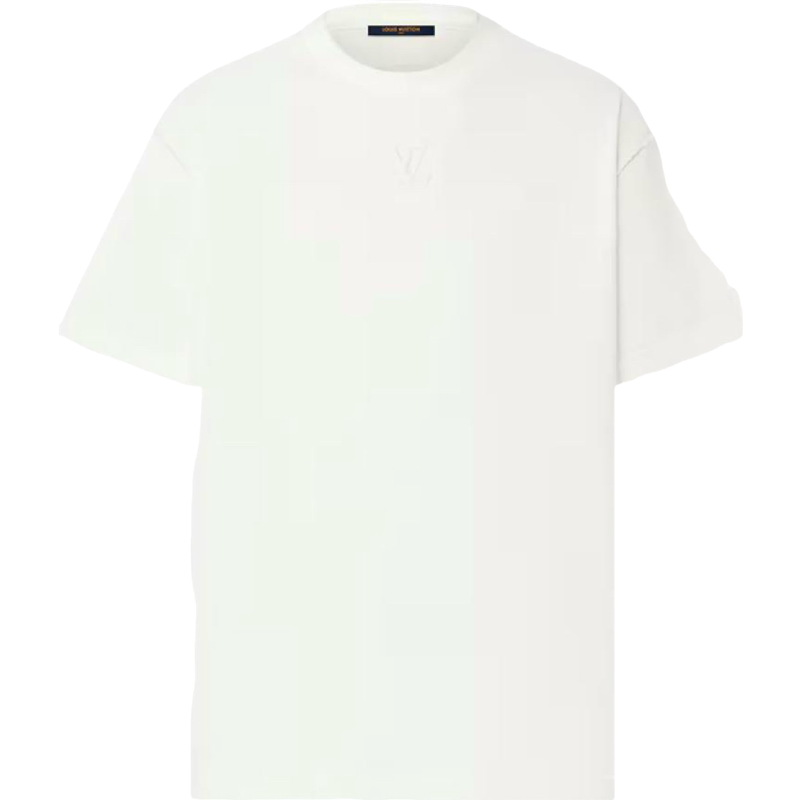 T shirt Lv 3D Logo blanc