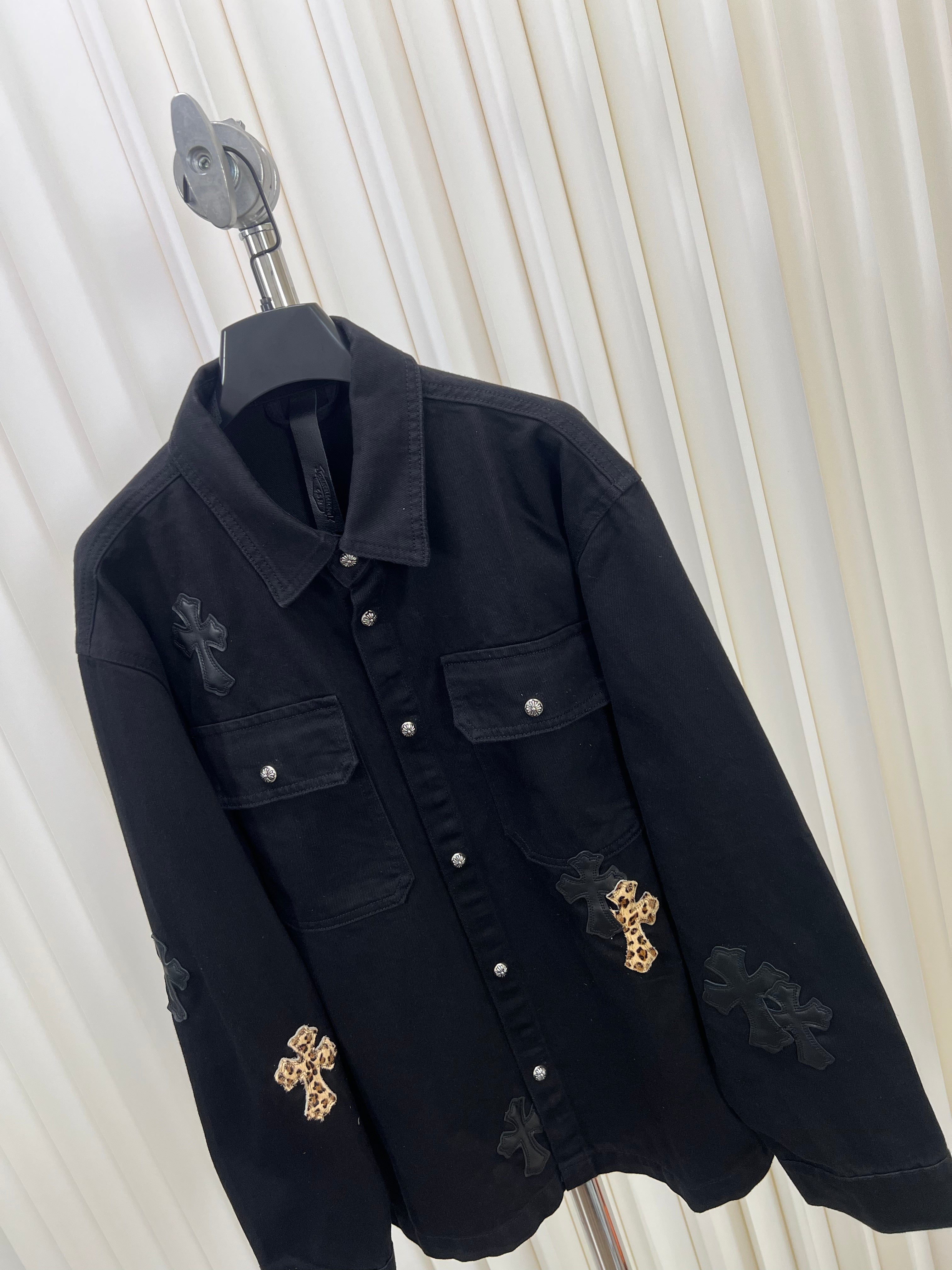 Veste Denim Black Chrome