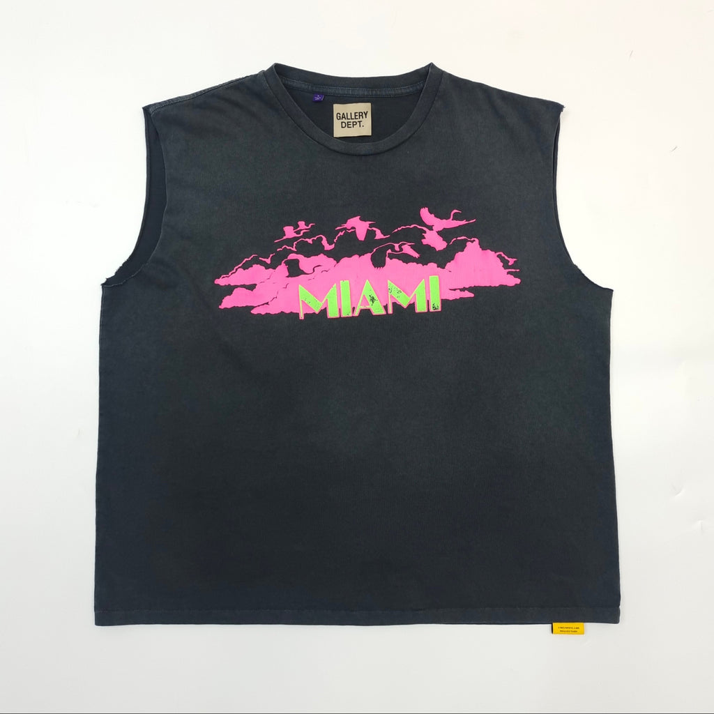 Débardeur gris  rose Miami Gallery