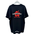 T shirt chrome Flowers black