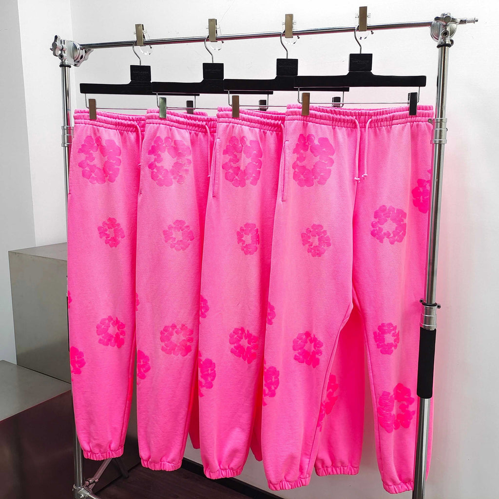 Pantalon Denim.Trs pink