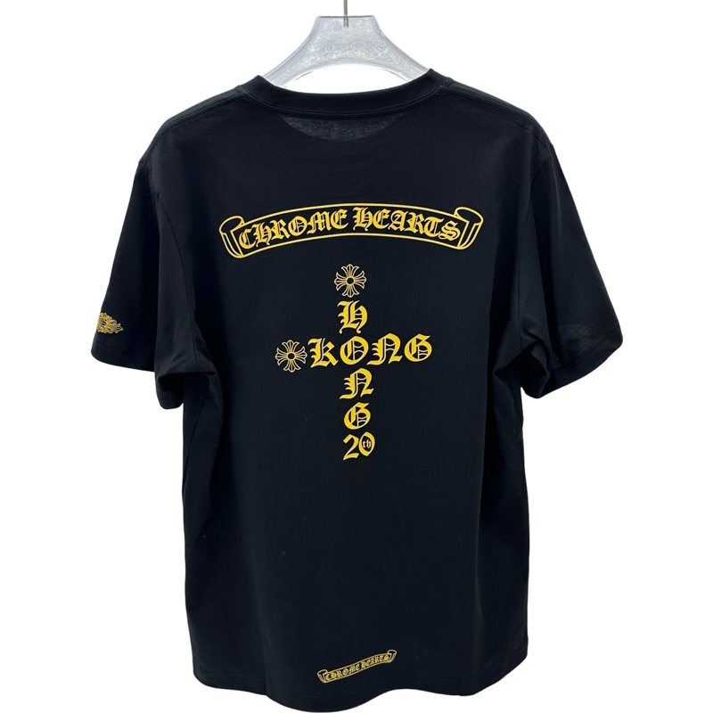 T shirt chrome Black and yellow