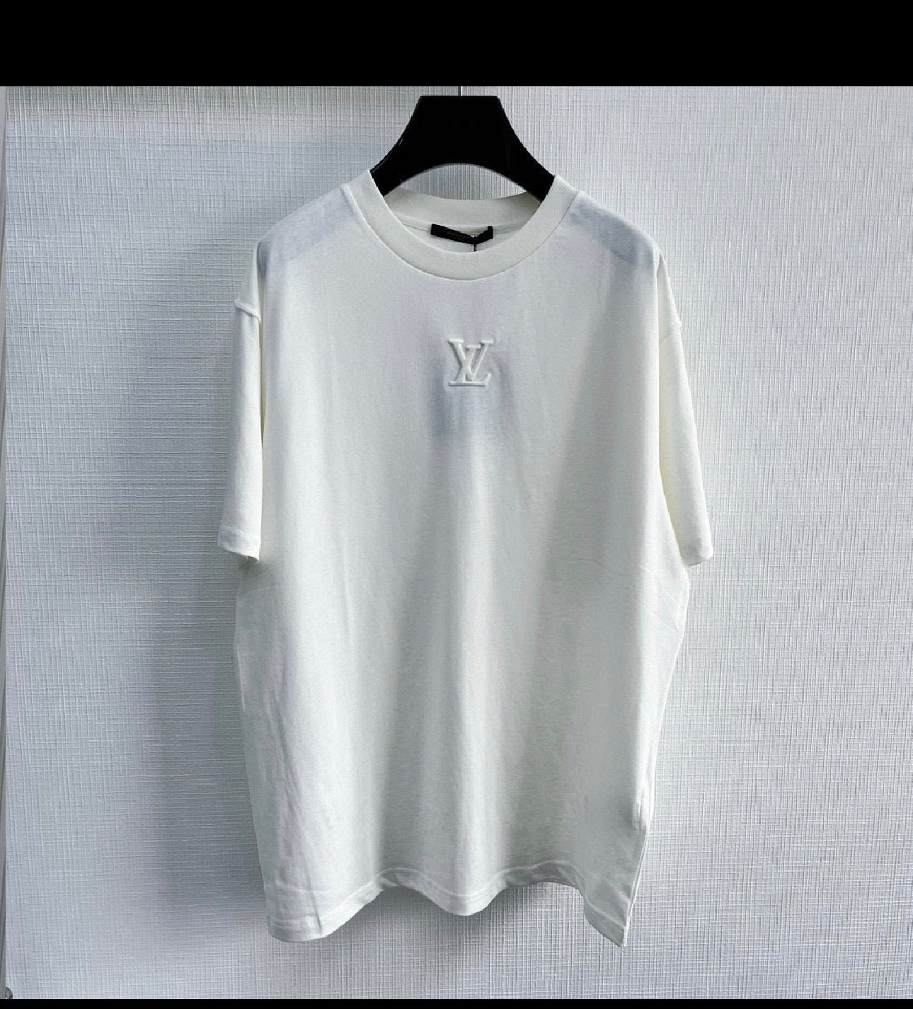 T shirt Lv 3D Logo blanc