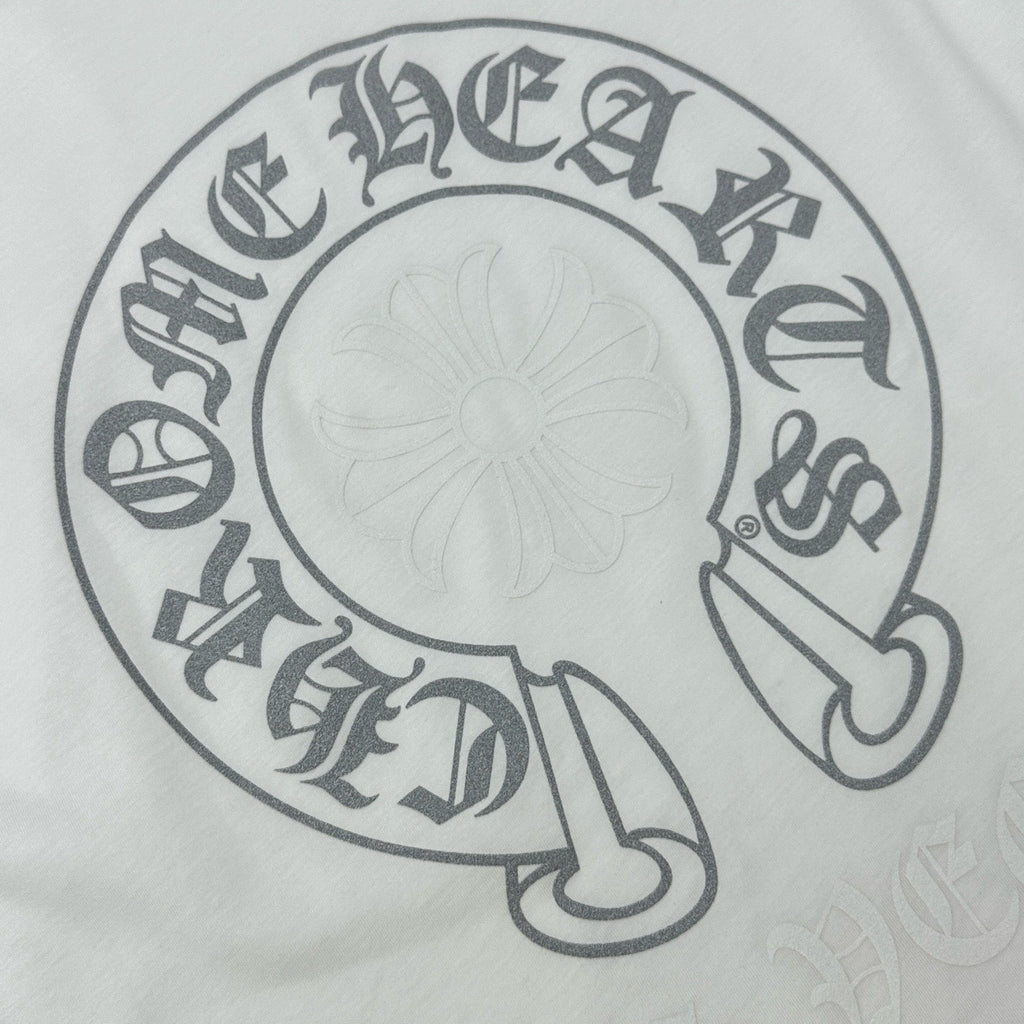 T Shirt Blanc chrome