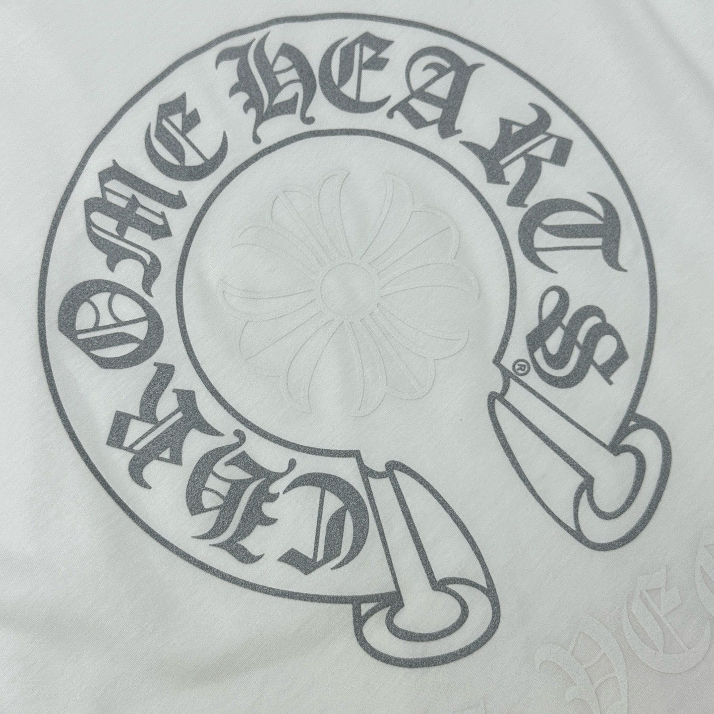 T Shirt Blanc chrome