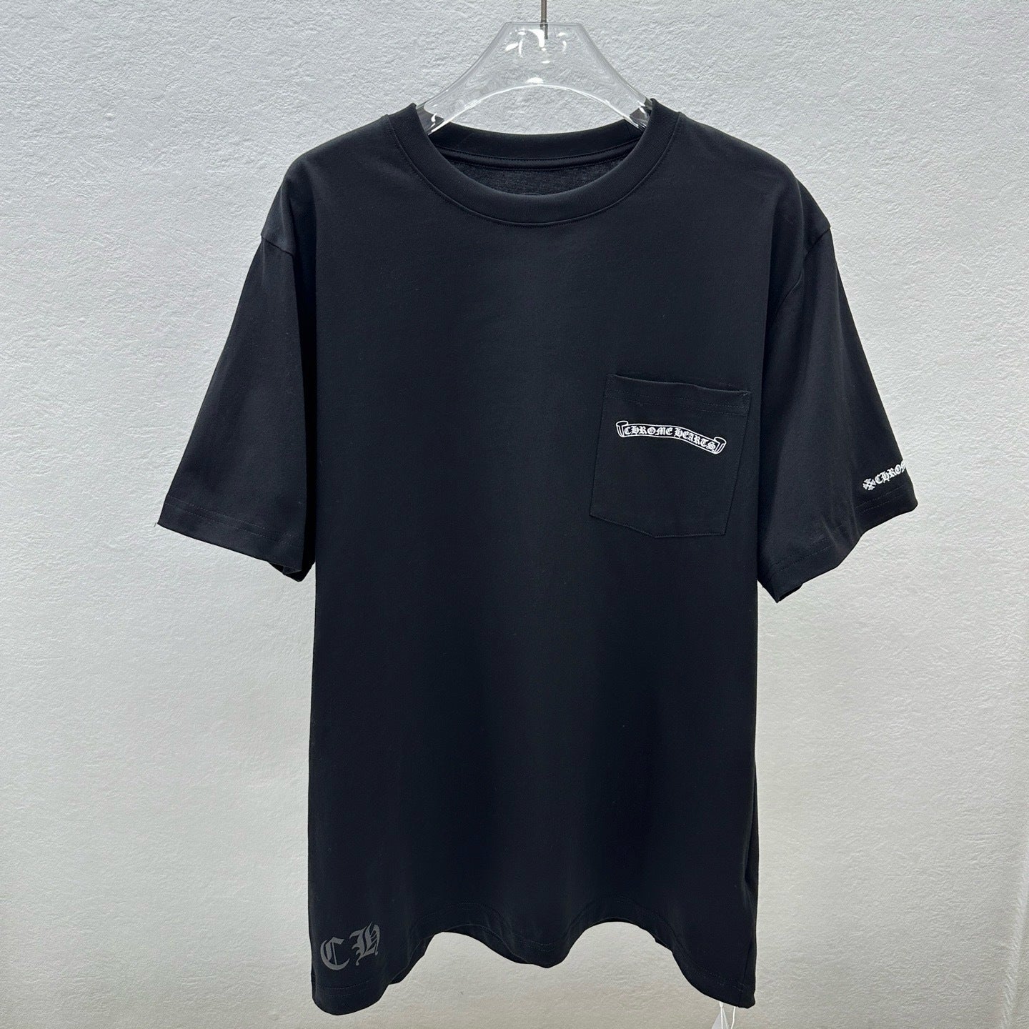 T shirt chrome Black and White