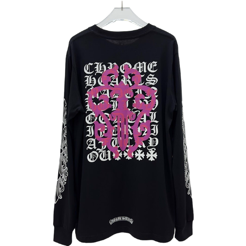 T shirt  Chrome Black Rosé sleeve