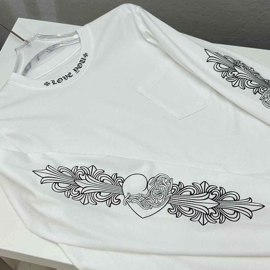 T shirt Cœur Chromé