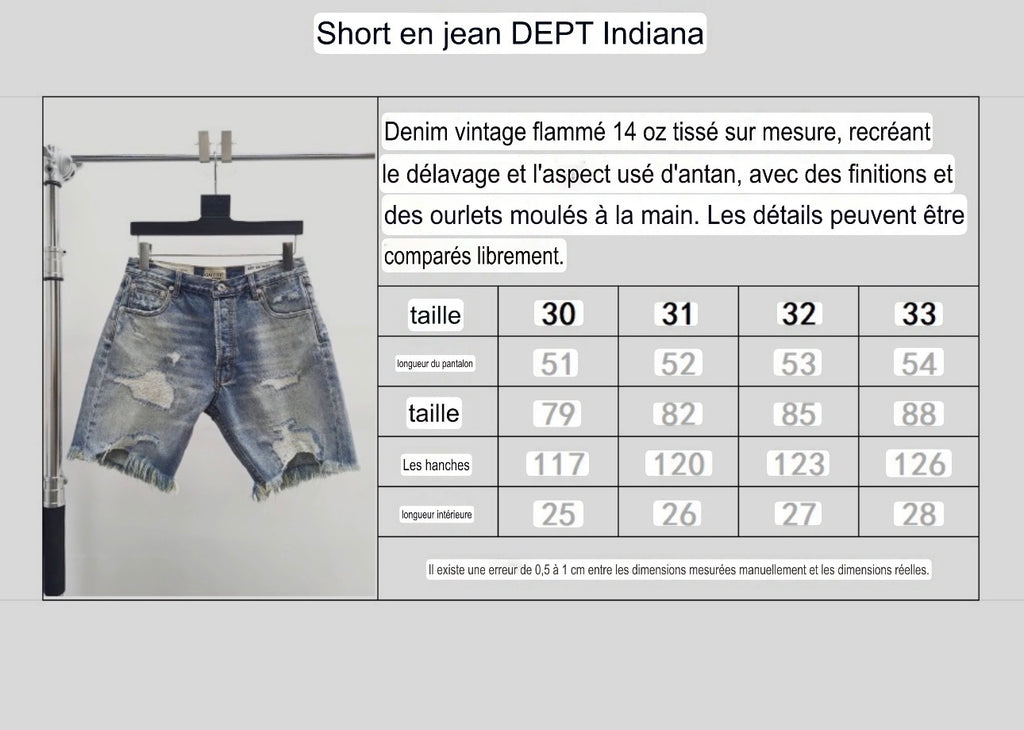 Jean short blue Denim Gallery Indiana