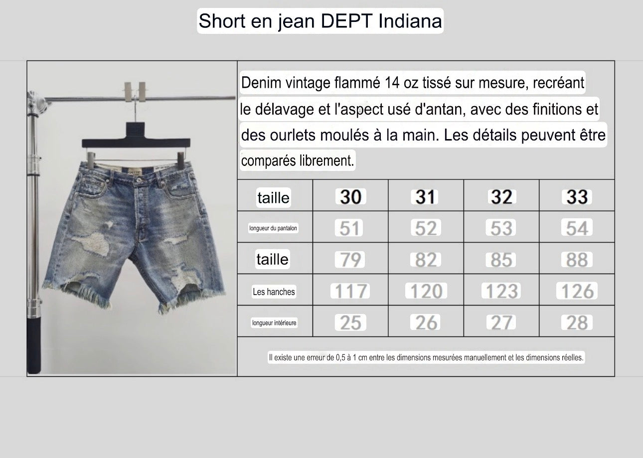 Jean short blue Denim Gallery Indiana