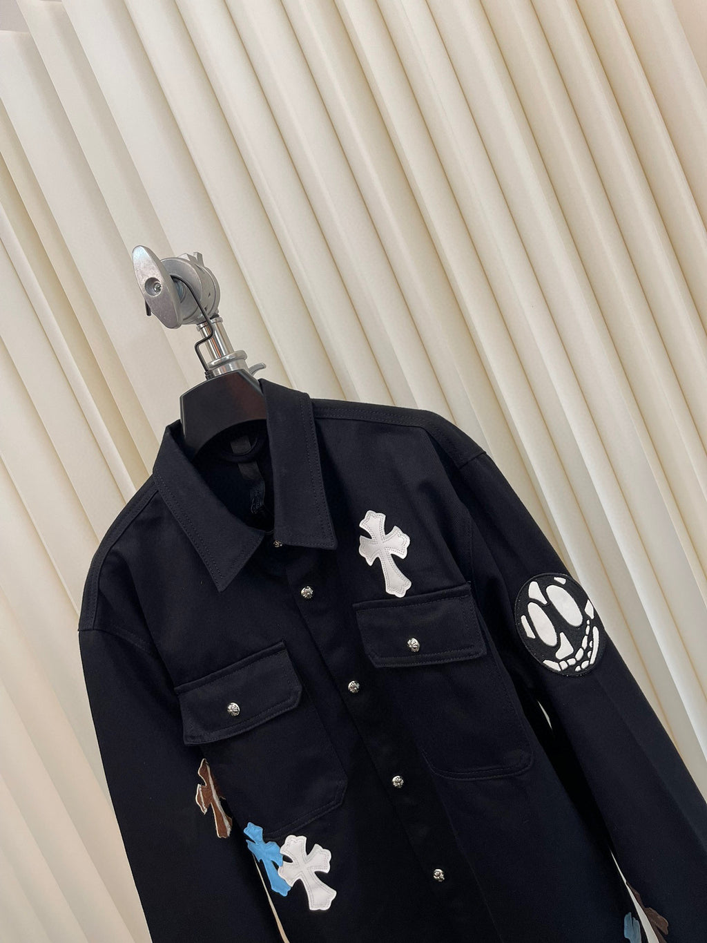 Veste Denim Black & Blue sky Chrome 2