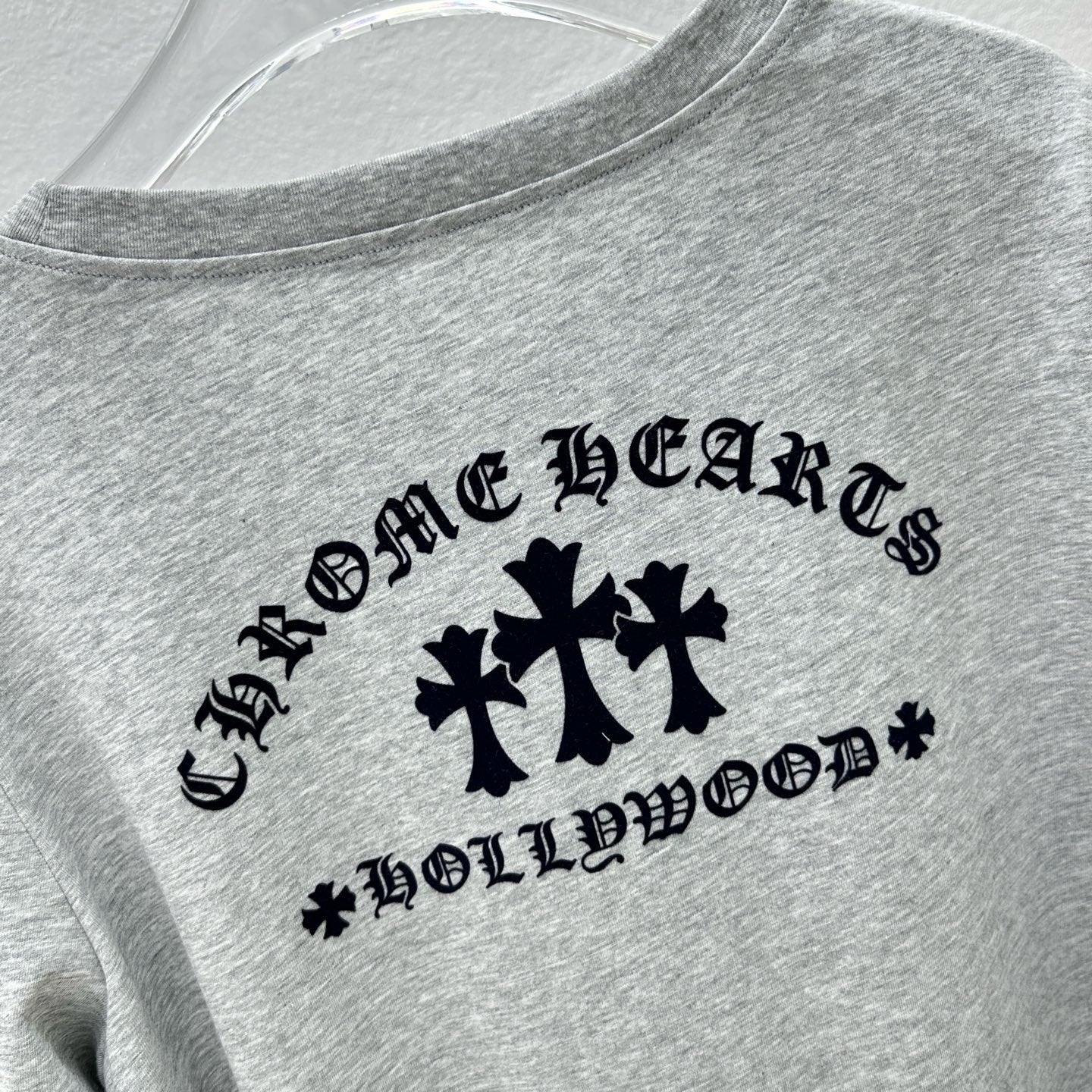 Long sleeve chrome gris