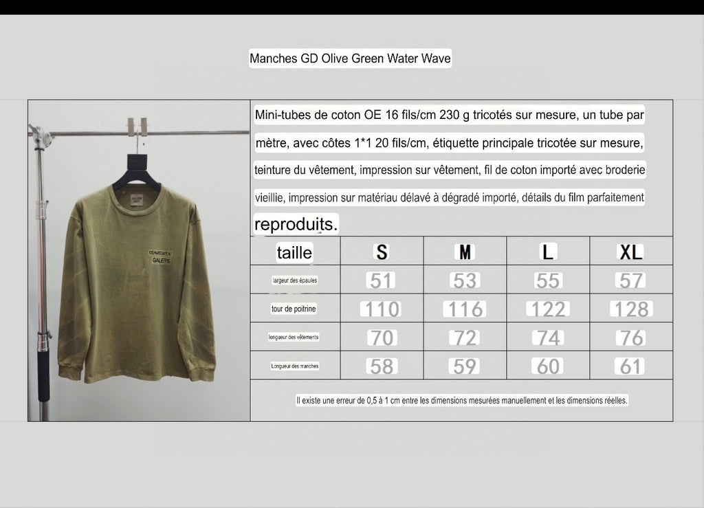 T shirt Manches longues Olive Gallery