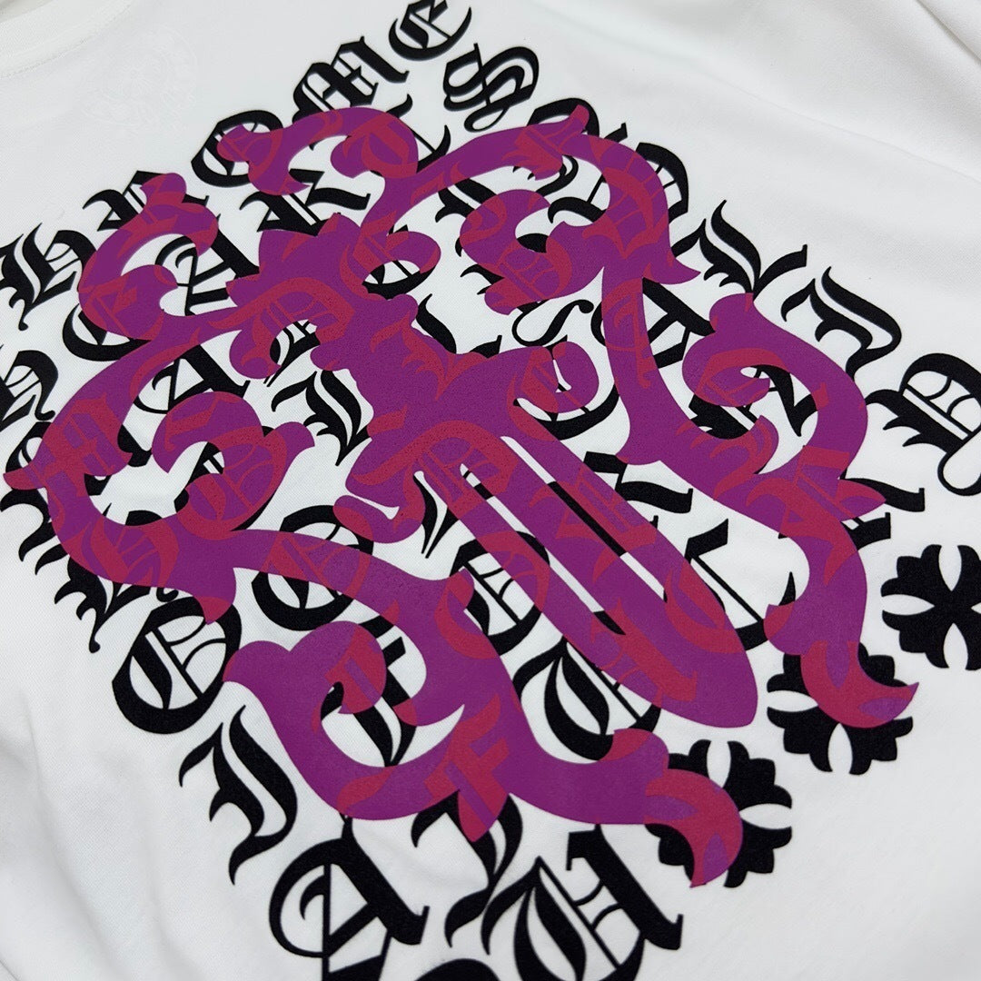 T shirt Chrome White  Rosé sleeve