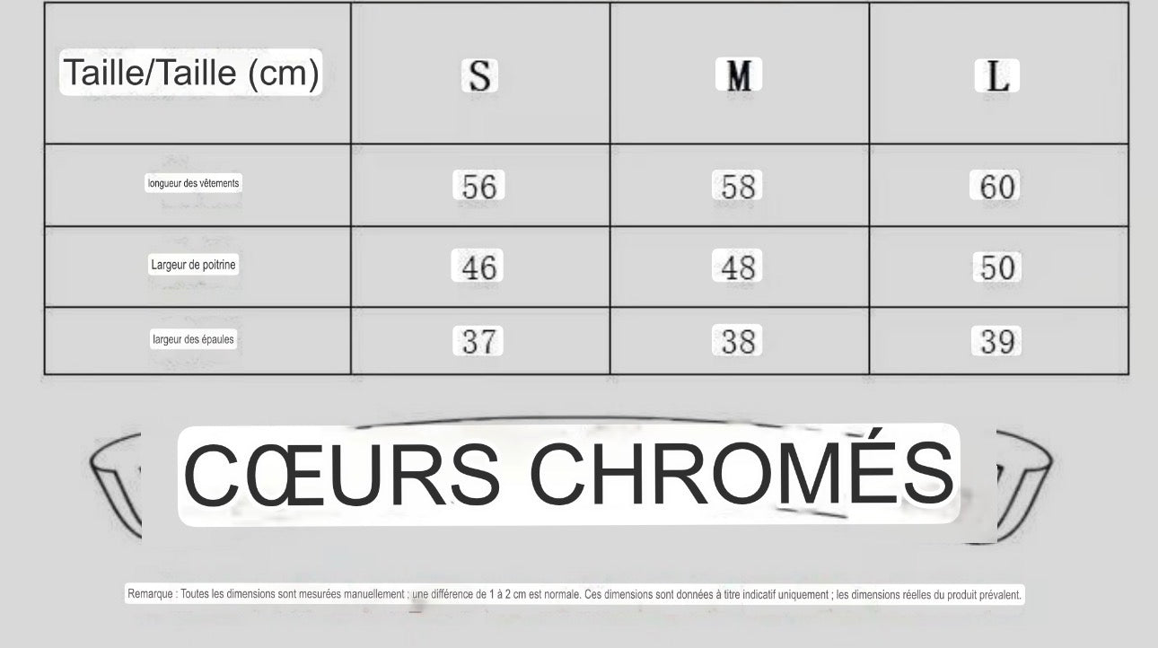 Long sleeve chrome gris