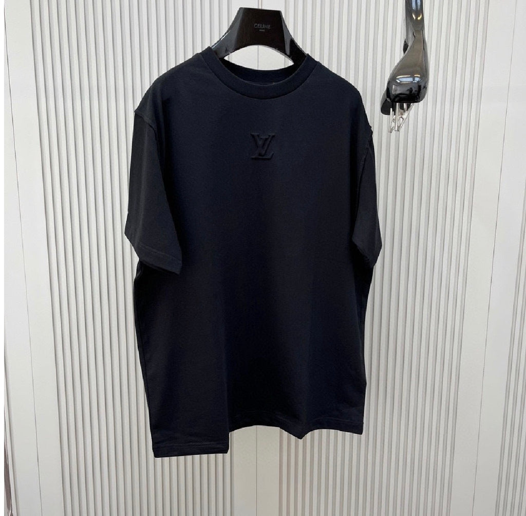 T shirt Lv 3D Logo noir