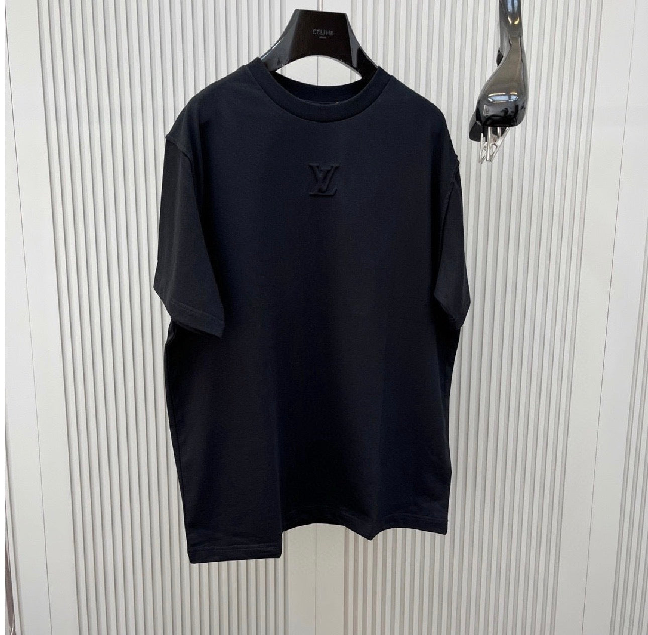 T shirt Lv 3D Logo noir