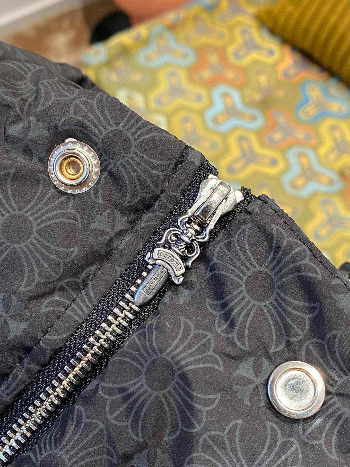 Doudoune chrome black