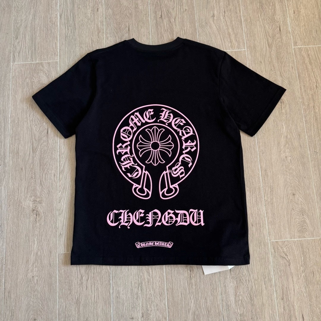 T shirt Chrome black rosé