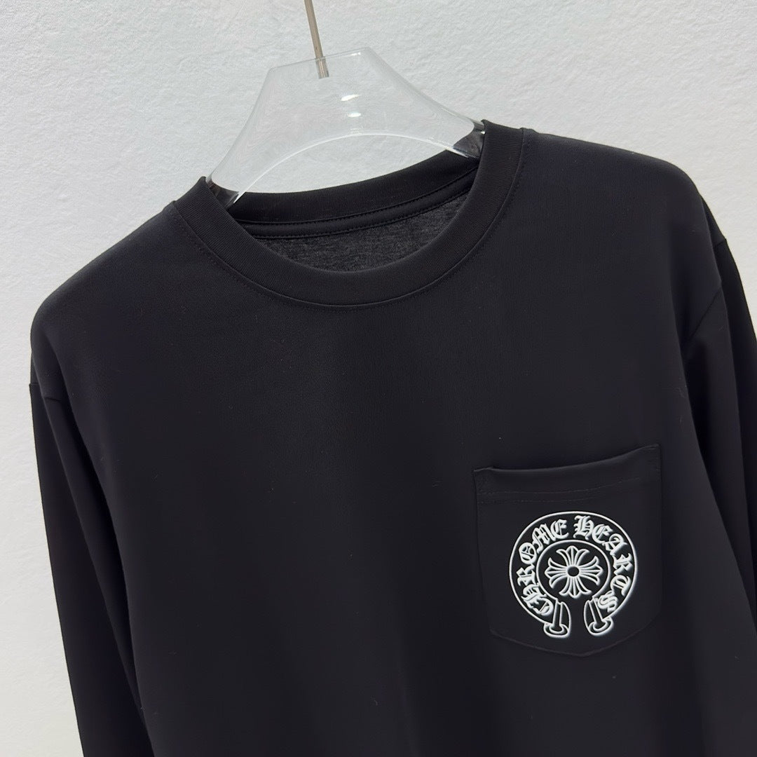 T shirt  Chrome Black Montaigne  long sleeve