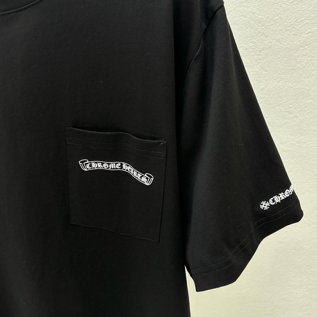 T shirt chrome Black and White