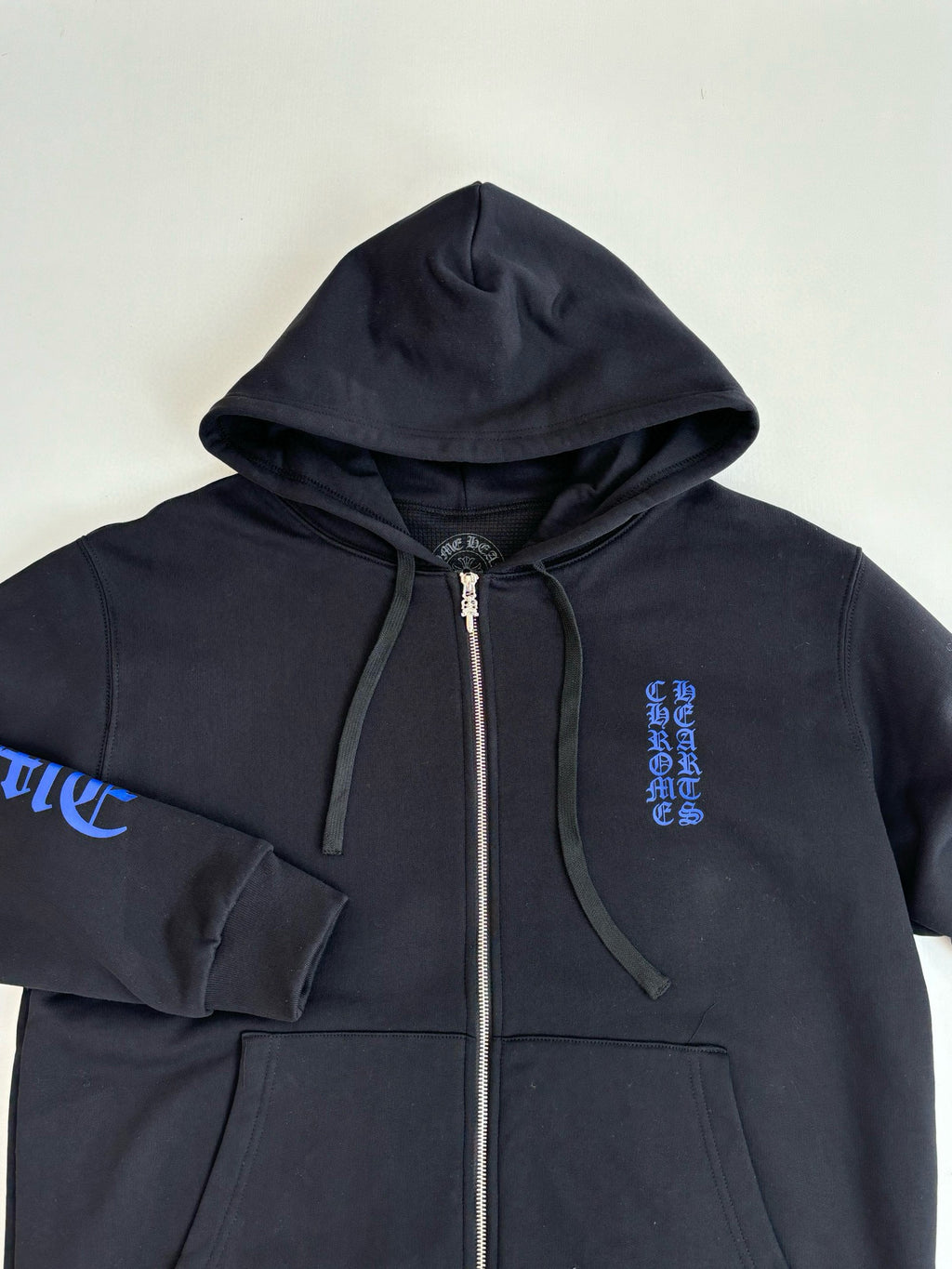 Veste chromé Noir & bleu