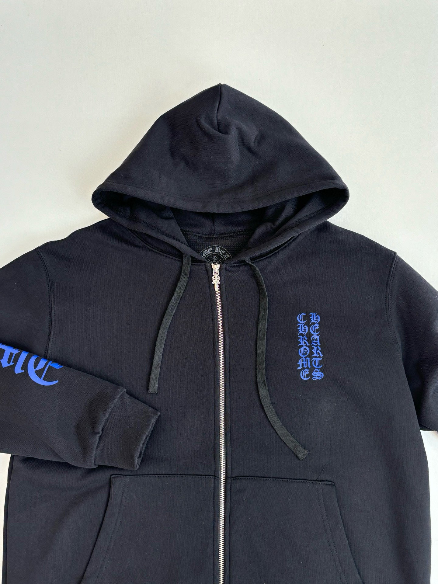 Veste chromé Noir & bleu