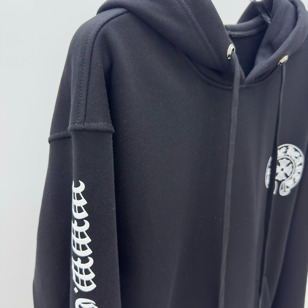 Sweat chrome noir / blanc