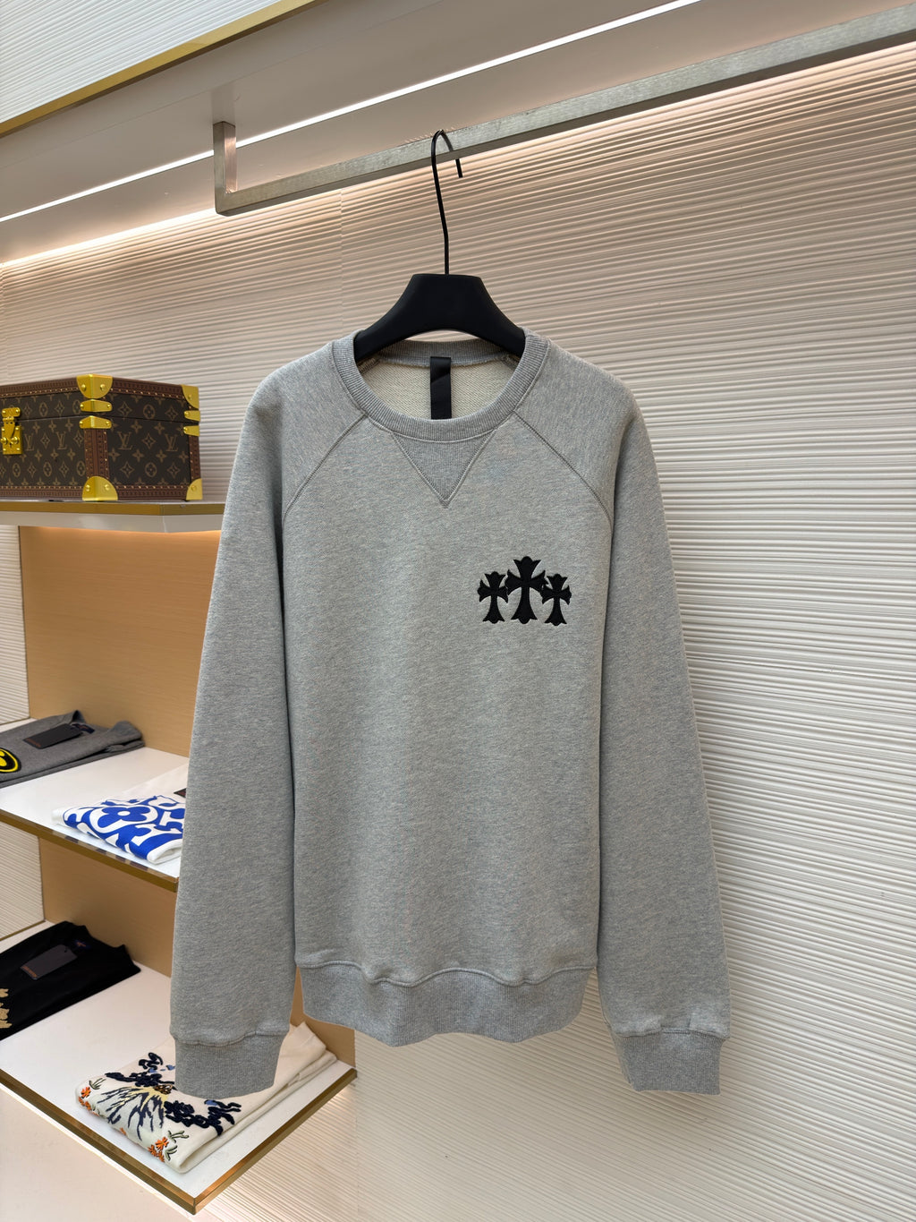 Pull Chrome grise 10/10