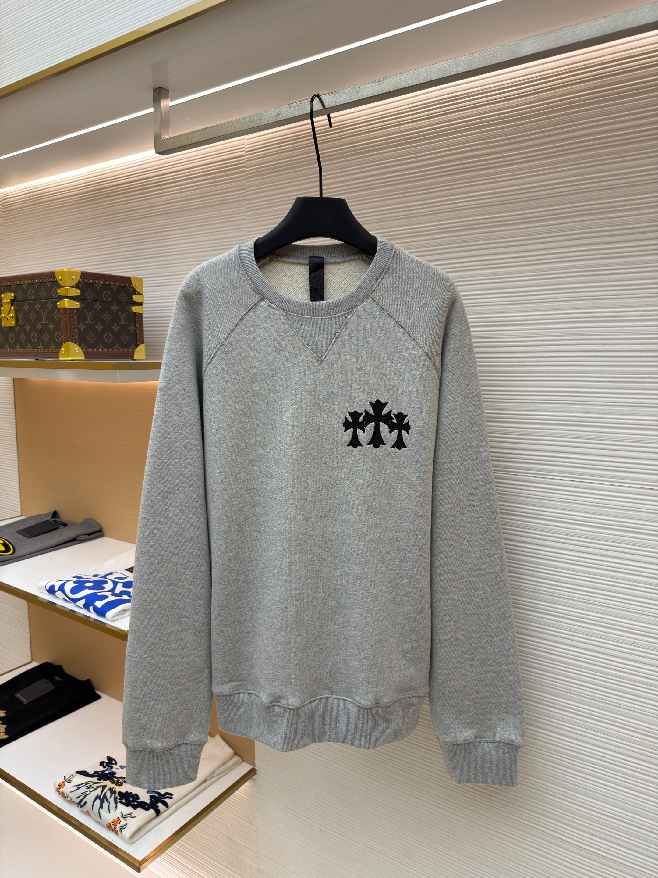 Pull Chrome grise 10/10