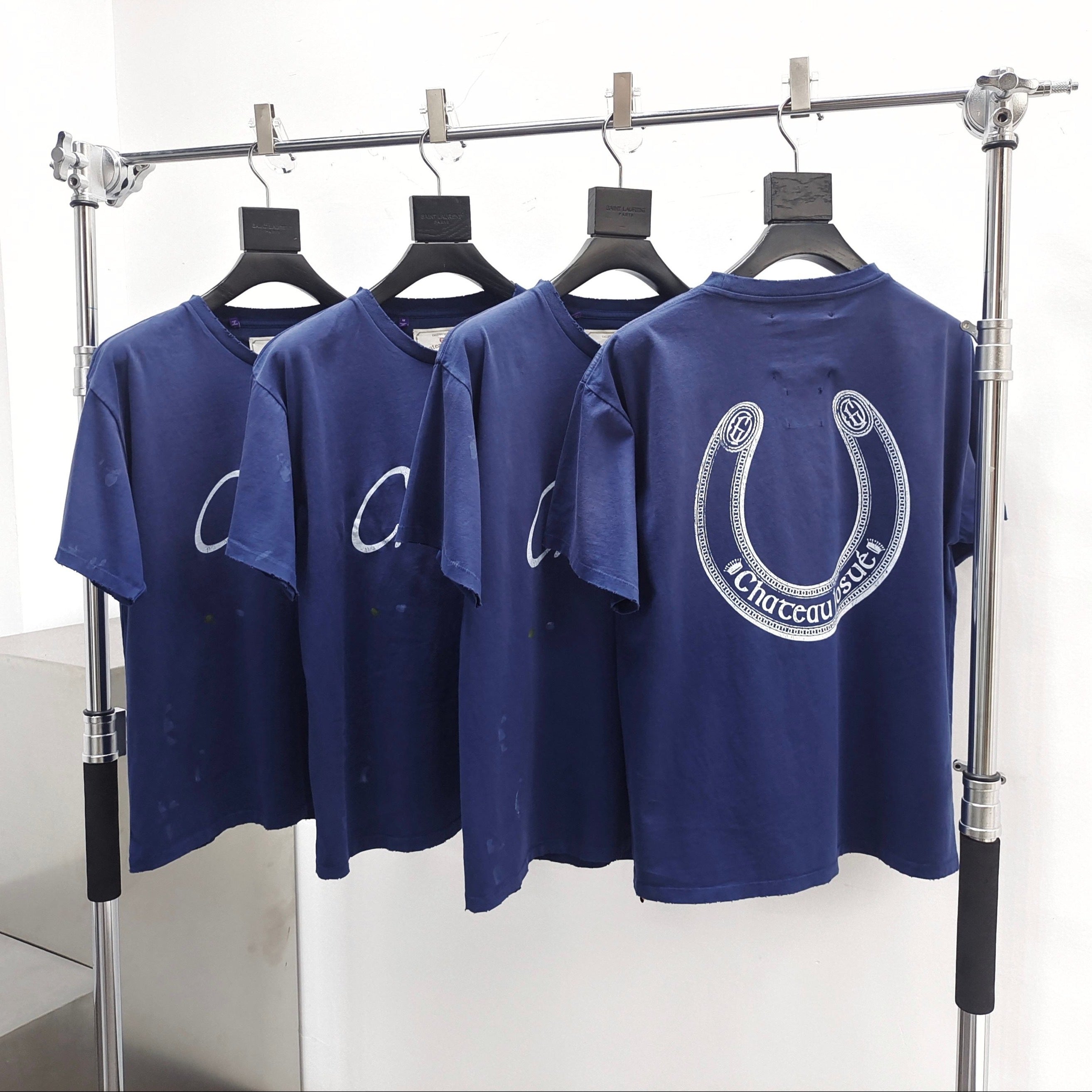 T shirt Bleu marine Gallery peint