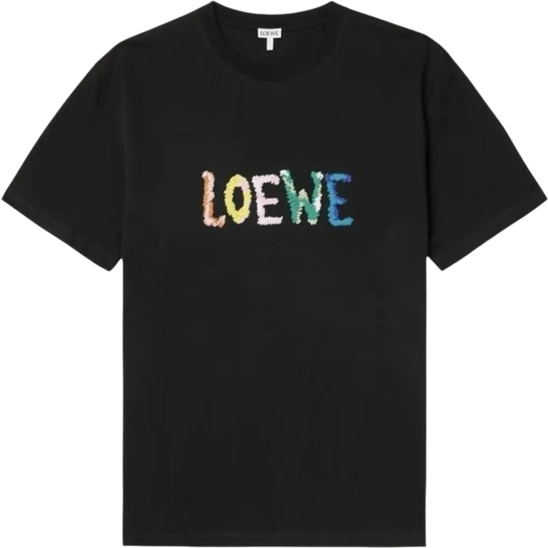 T shirt Loewe multicolore 10/10 noir