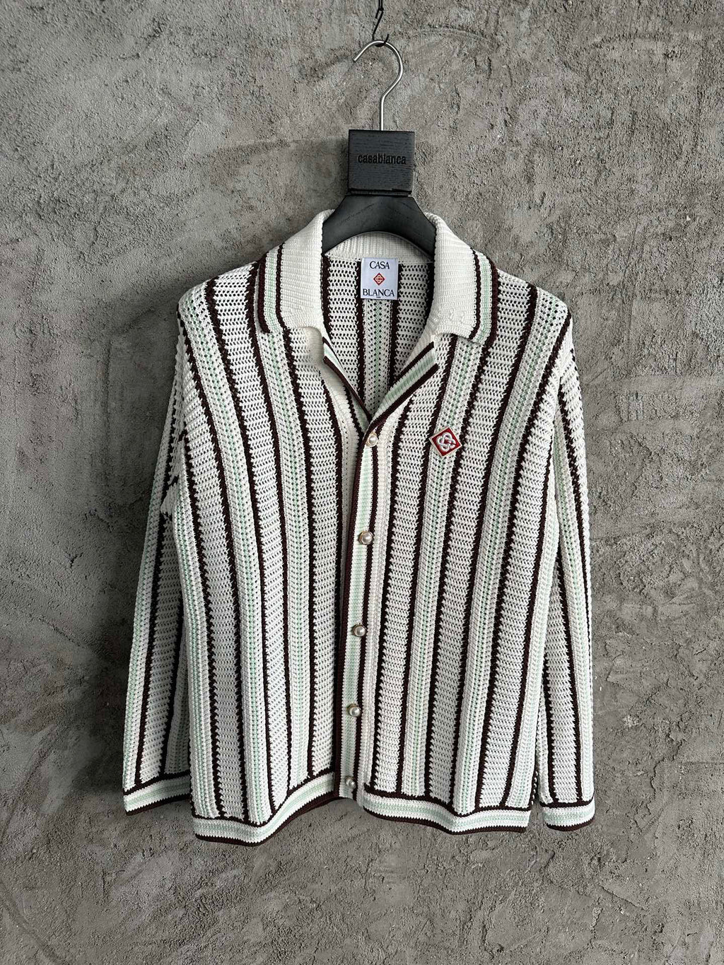 Casa B CHEMISE À MANCHES LONGUES EN CROCHET