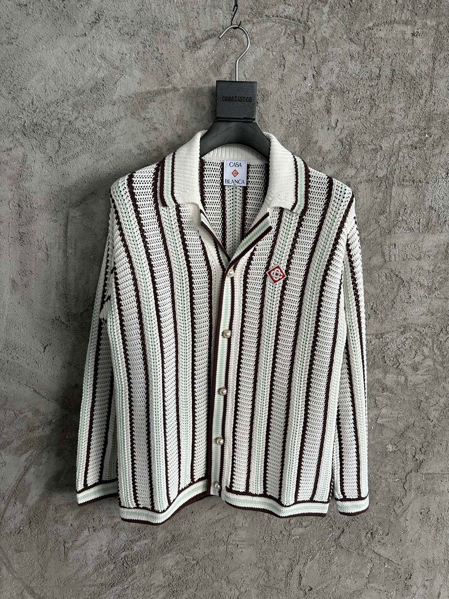 Casa B CHEMISE À MANCHES LONGUES EN CROCHET