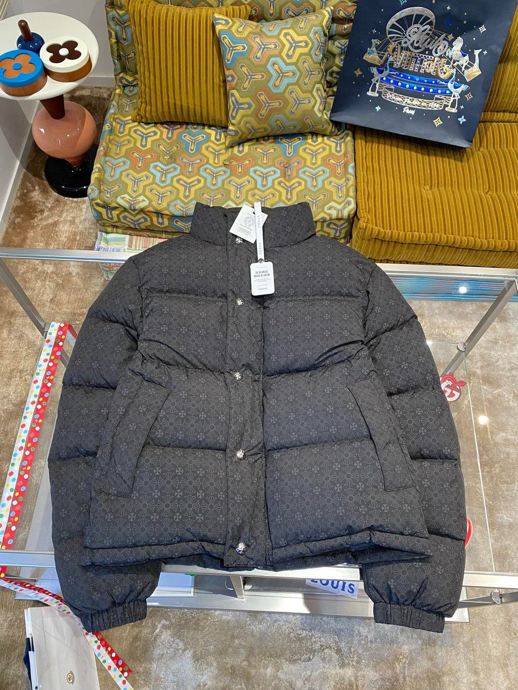 Doudoune chrome black