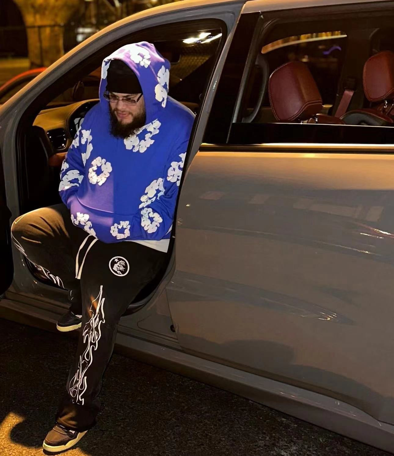 Sweat   DT TEARS bleu foncé