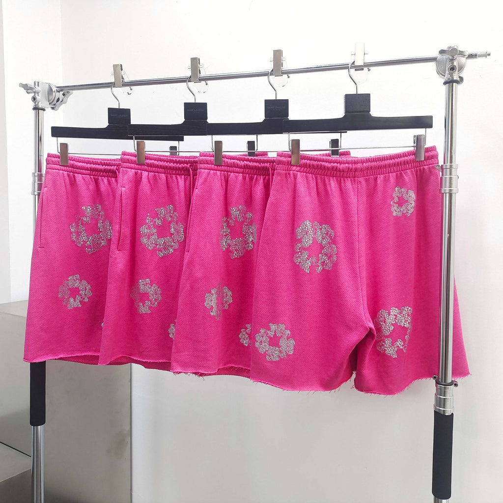 Short  Denim.Trs double Pink