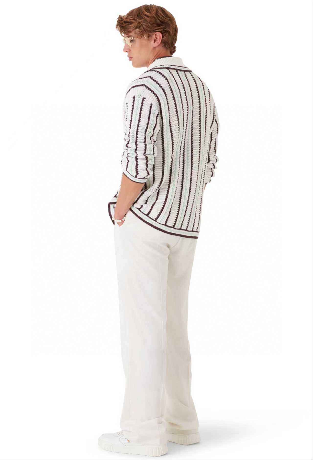 Casa B CHEMISE À MANCHES LONGUES EN CROCHET