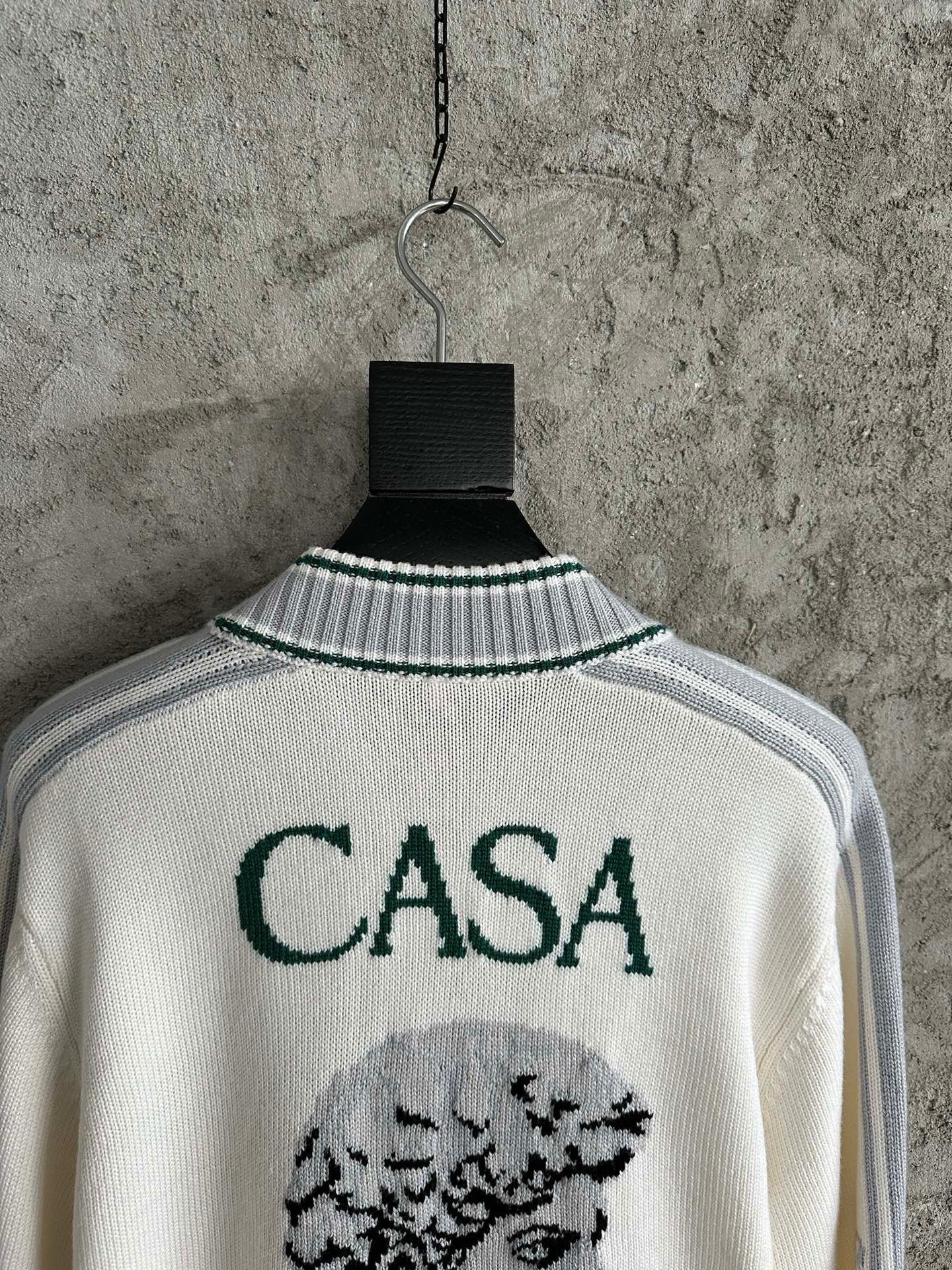 Casa club Knit Jacket Intarsia