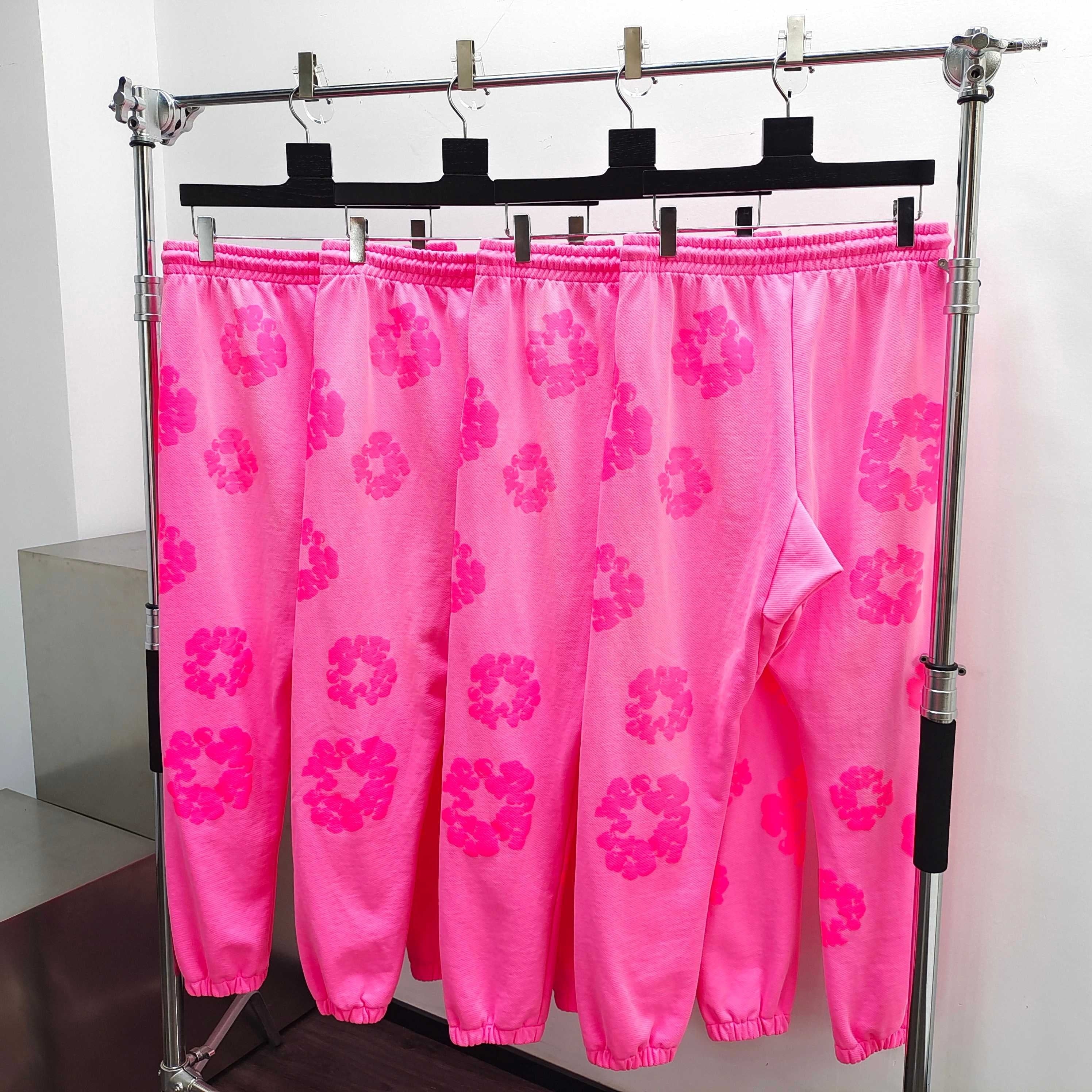 Pantalon Denim.Trs pink