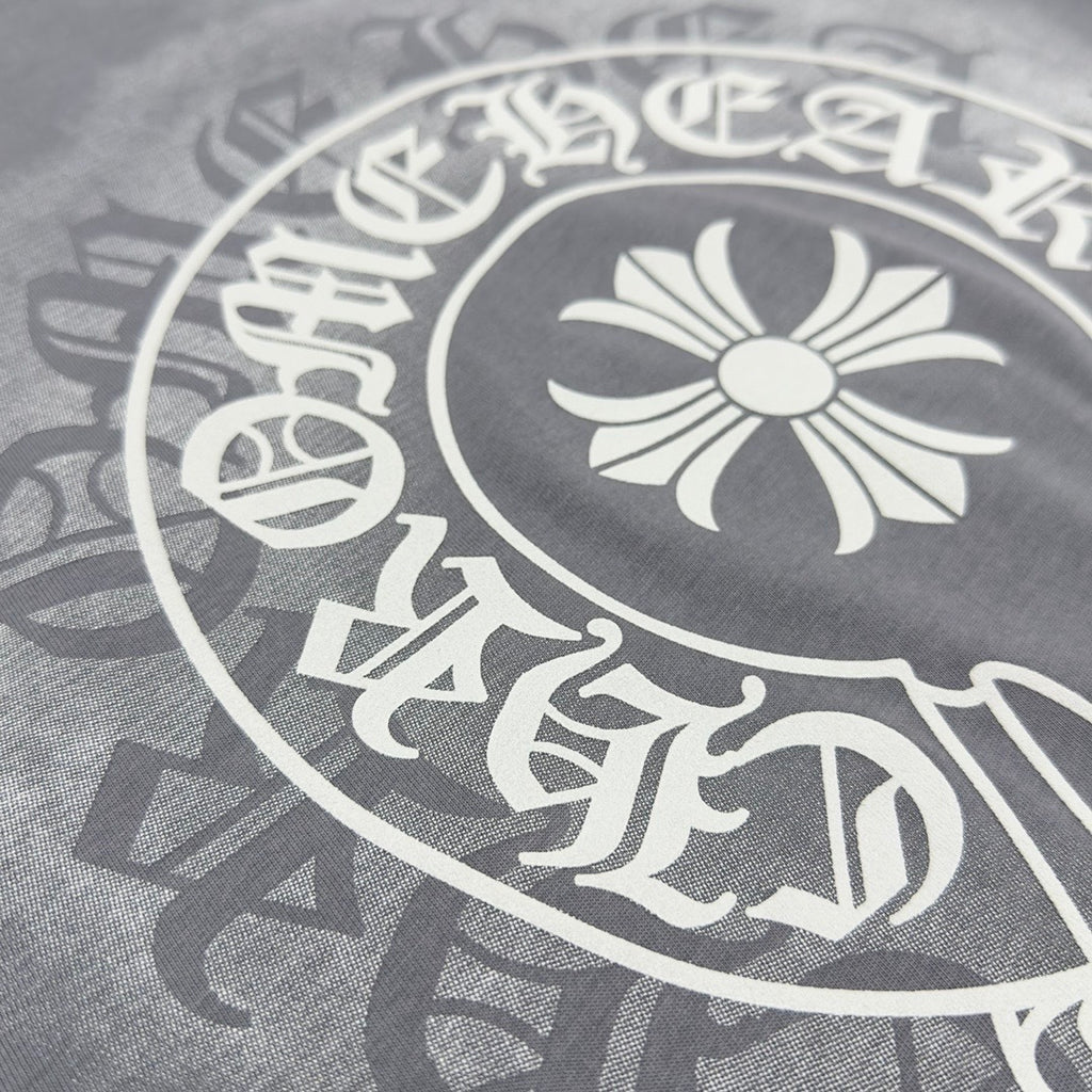 T shirt chrome Relief 3D PRINT Grey