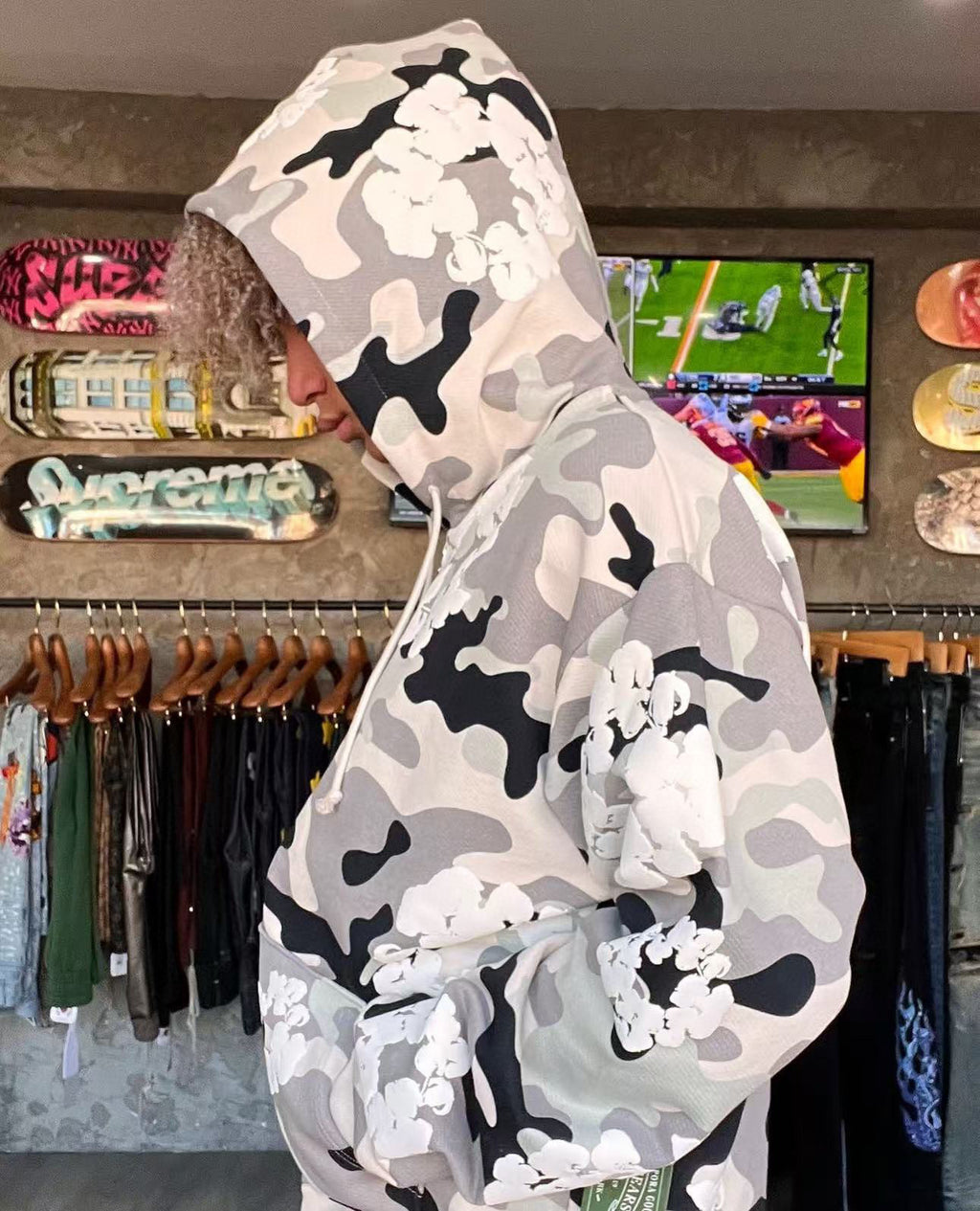 Sweat DENIM.Trs grey millitary