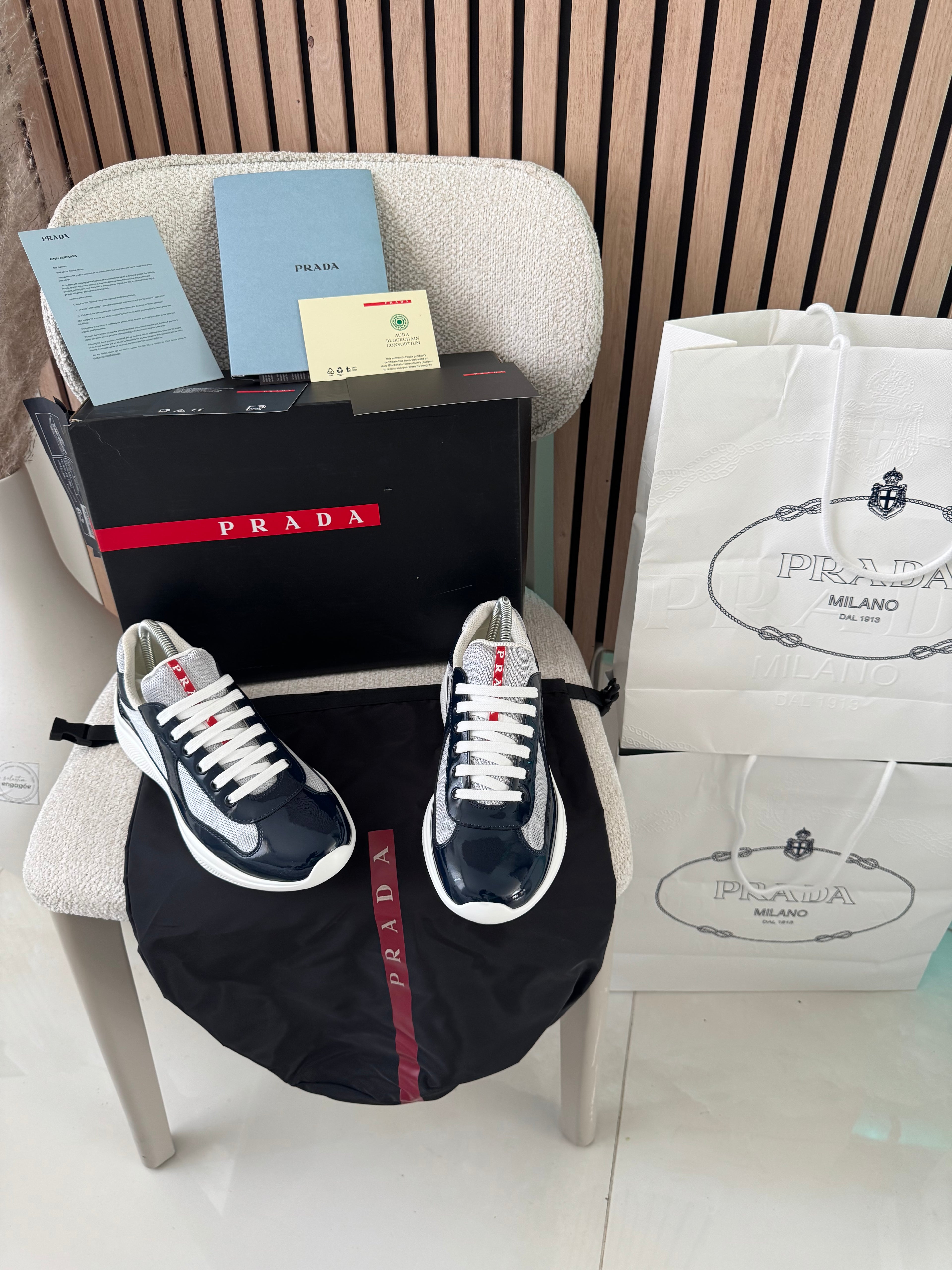Sneakers america S Cup bleu nuit  V3S