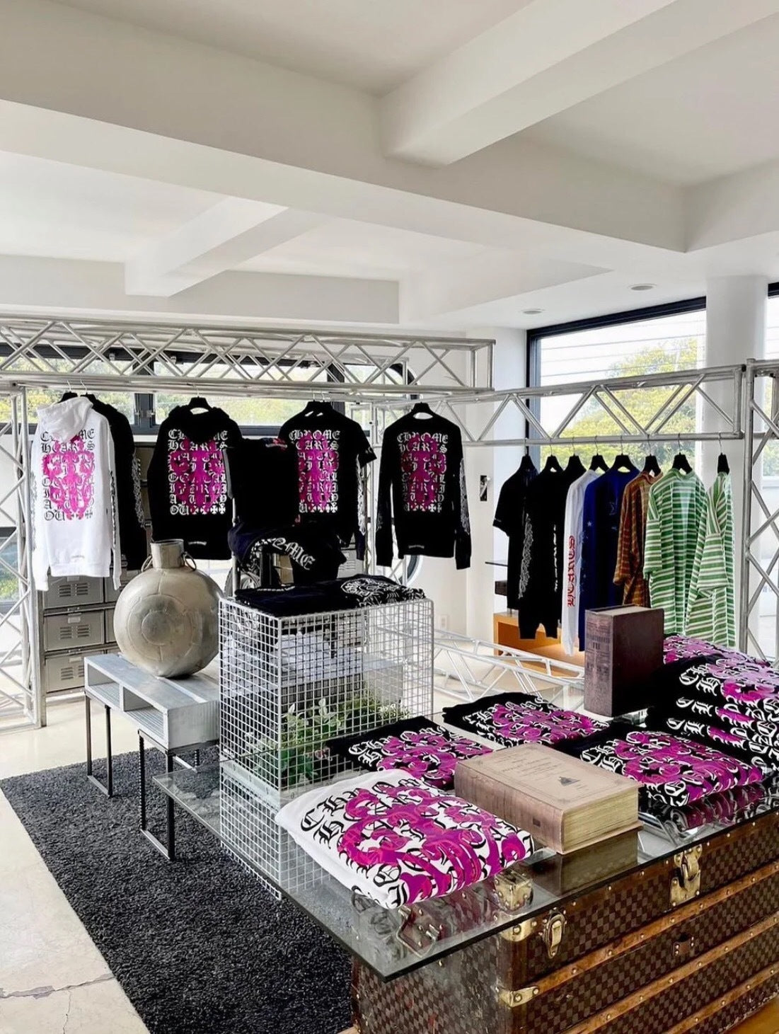 T shirt Chrome White  Rosé sleeve