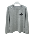 Long sleeve chrome gris