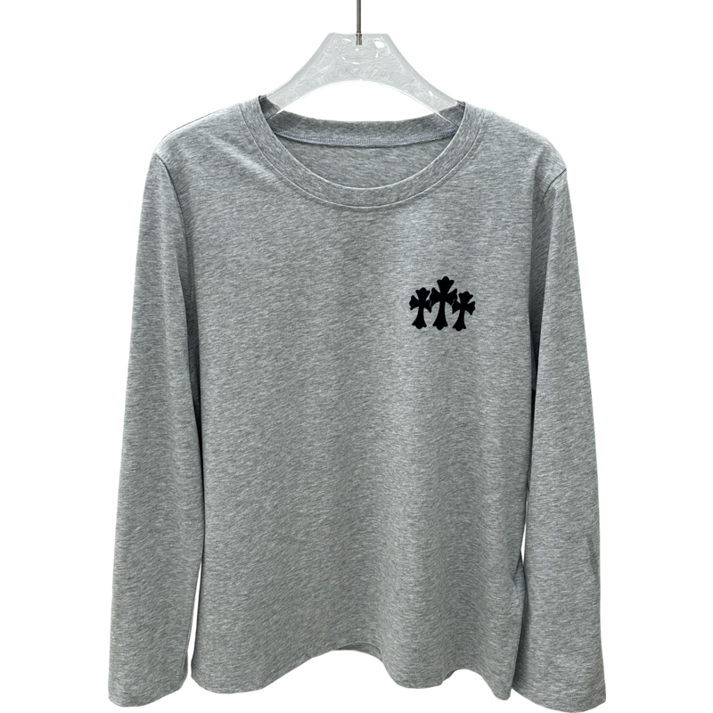 Long sleeve chrome gris
