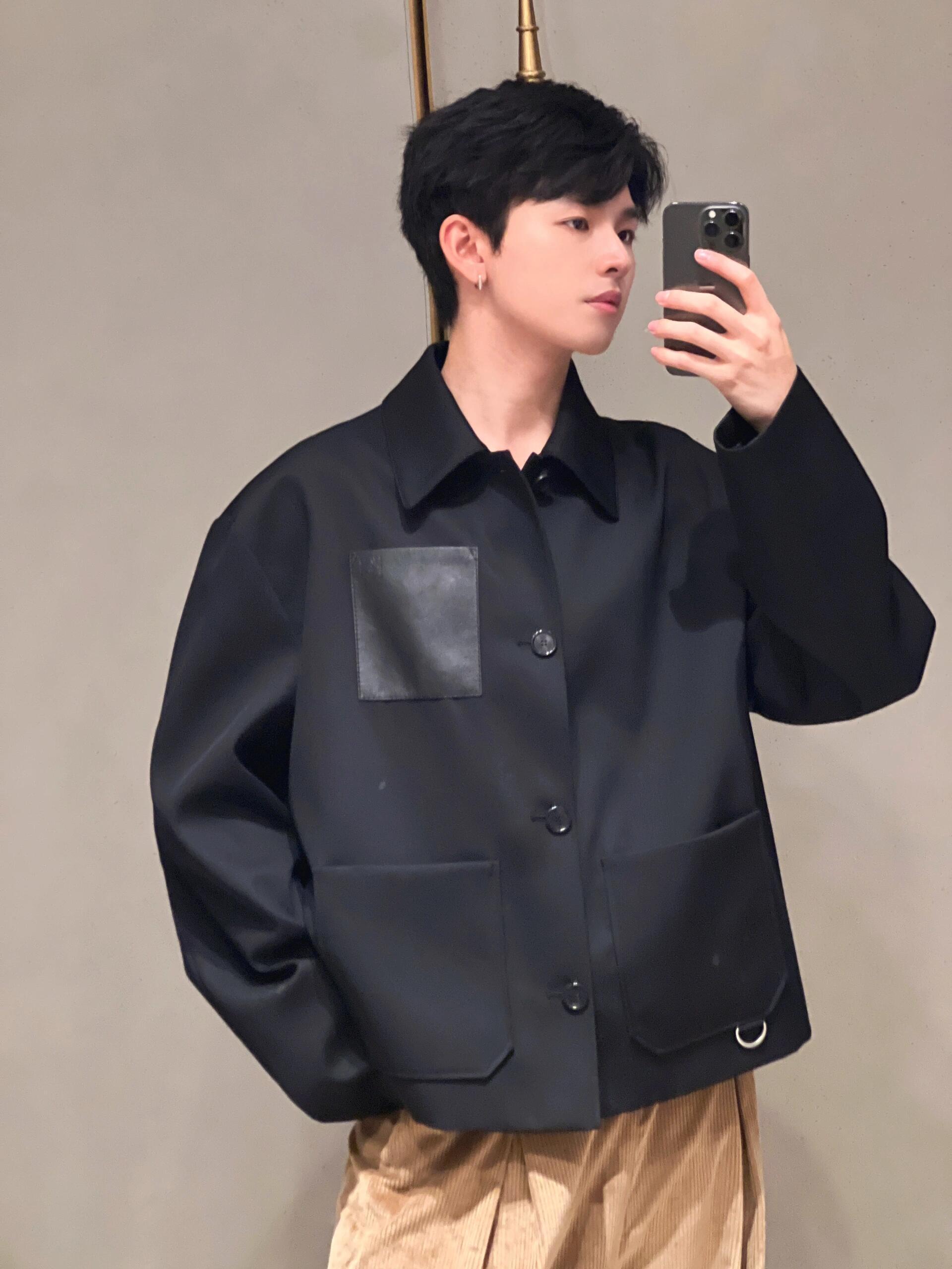 Cardigan en cachemire & laine utilitaire Loew