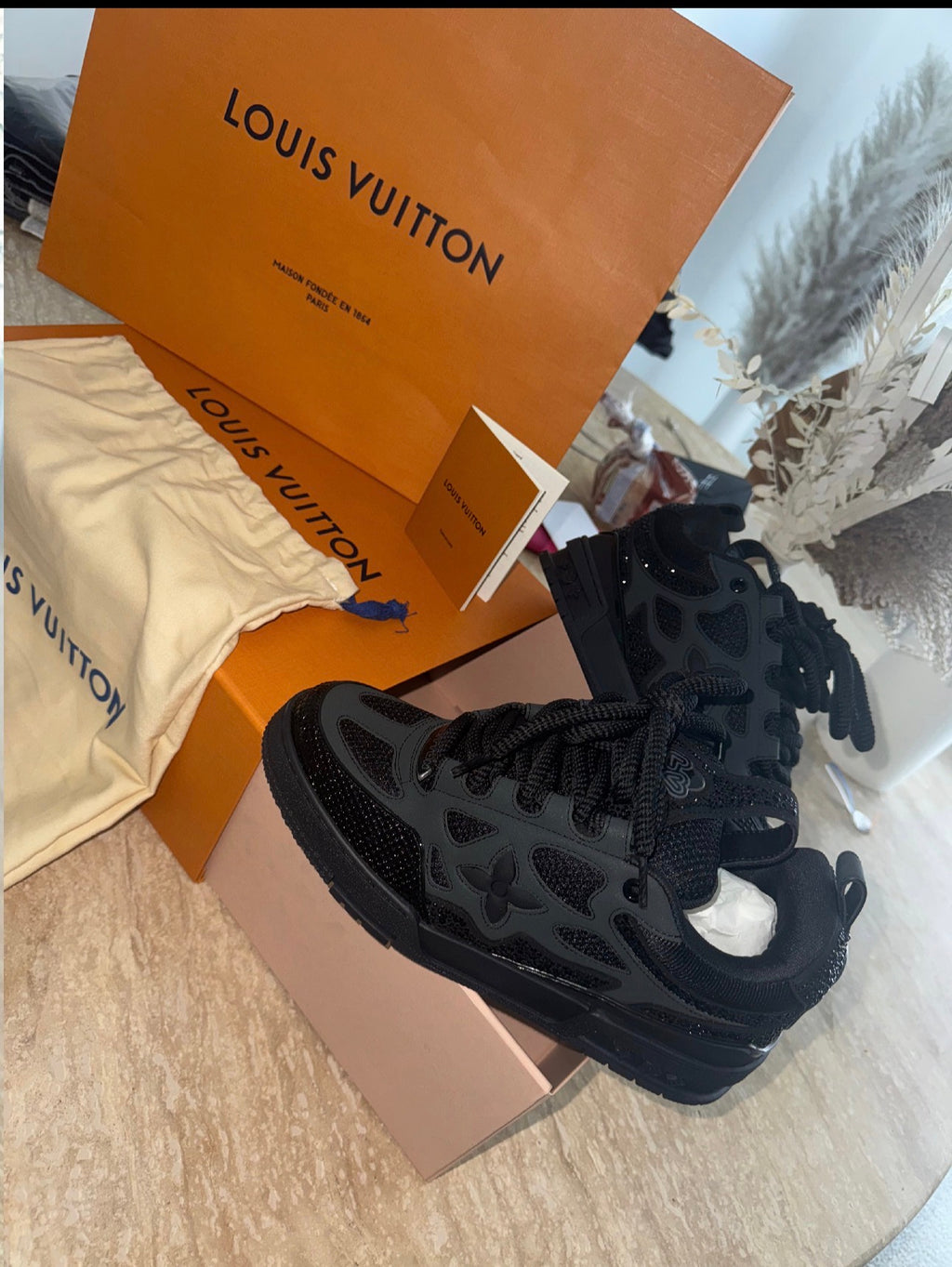 Skate Swarovski noir V3S